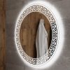 LED okroglo ogledalo 60 cm