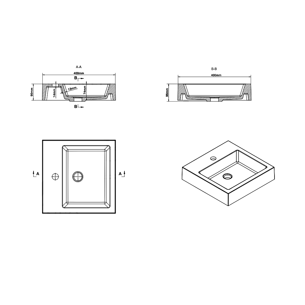 namizni umivalnik vera 6