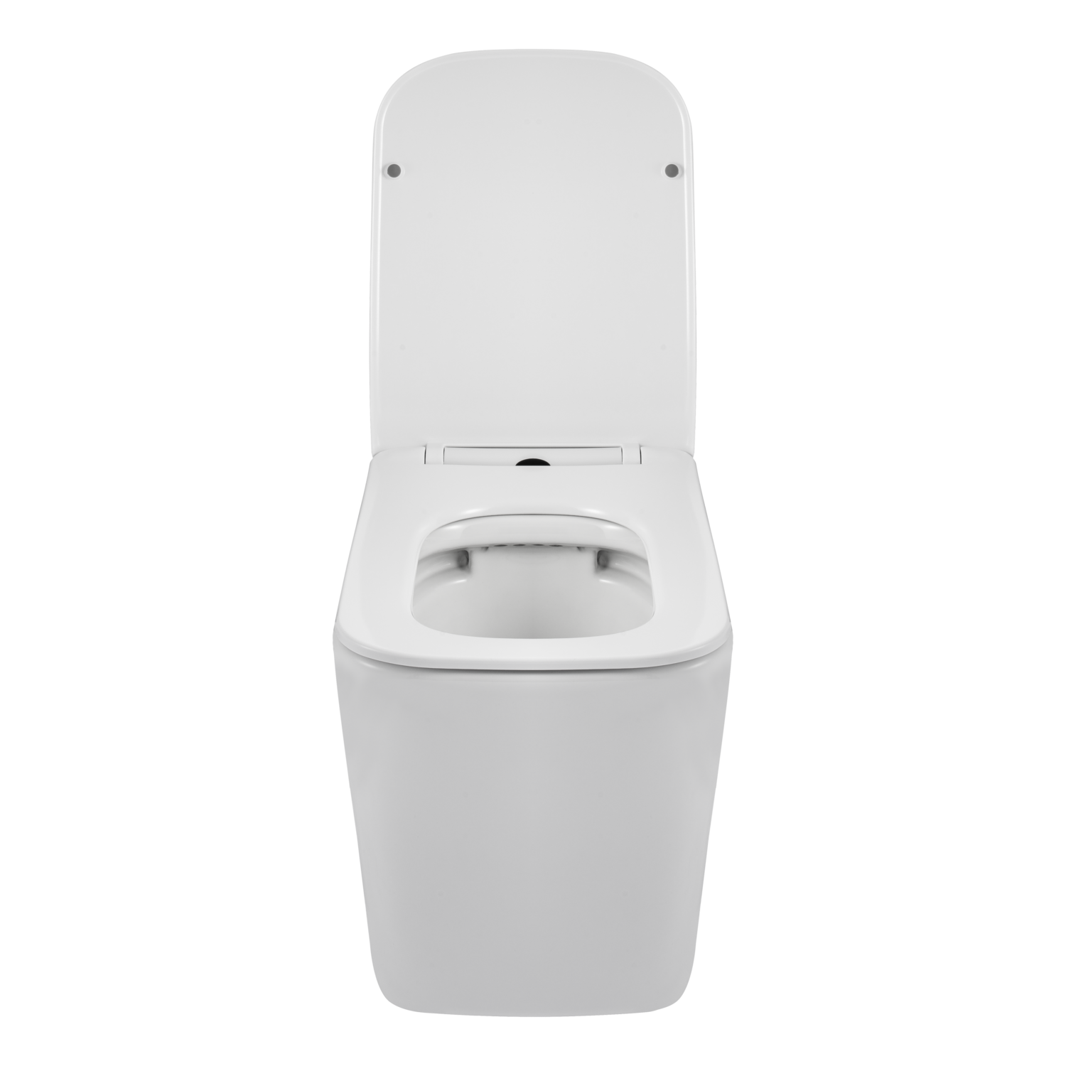 LUGA rimless viseča wc školjka z desko in mehkim zapiranjem